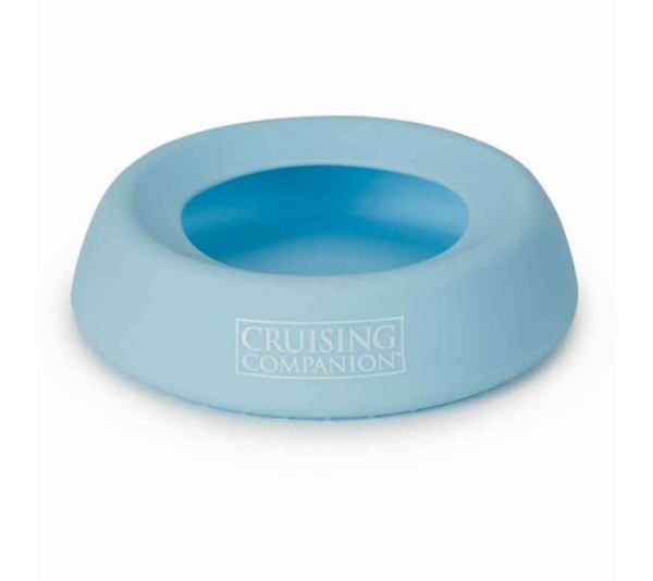 Blue - CR Silicone Travel Bowl 16 oz - 16oz