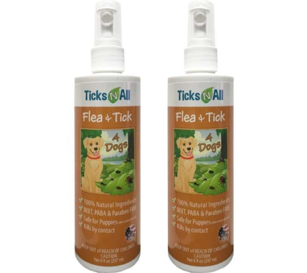 All Natural Flea & Tick 4 Cats 8oz (2 pack) - 8oz