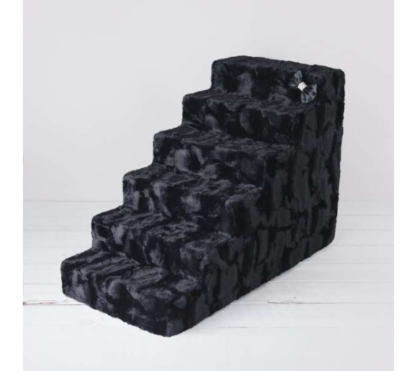 Black Diamond - Luxury Dog Stairs - 6-Step
