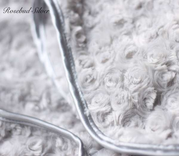 Silver - Rosebud Dog Blanket - Small