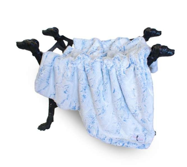 Blue Lotus - Whisper Dog Blanket - Throw