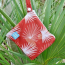 Red - Palm Yucky Puppy Dog Poop Bag Holders  - 6.75x6.25
