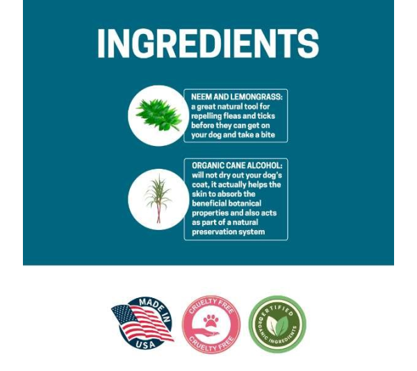 Blue - All-Natural Dog Cologne - 8 oz