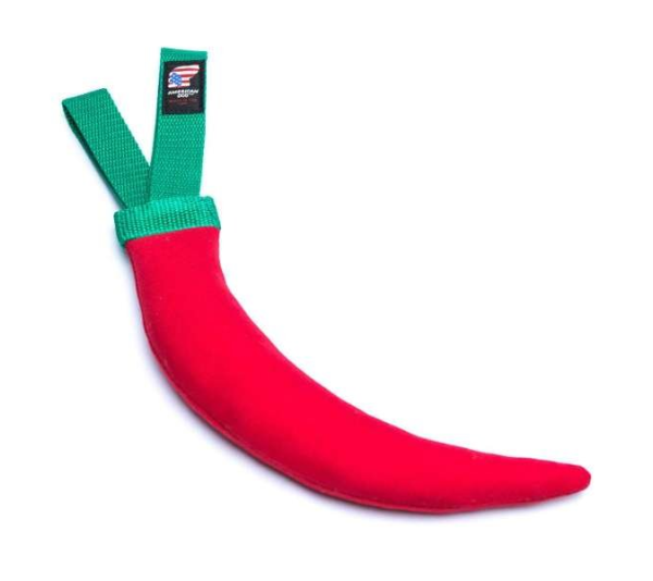 Red - Chile Dog Toy - Large - Large