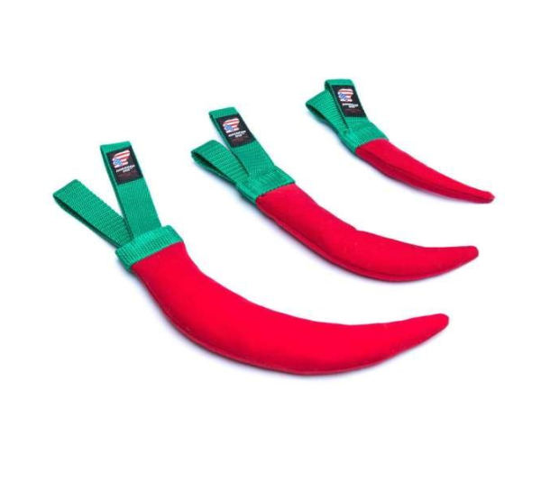 Red - Chile Dog Toy - Small - Small