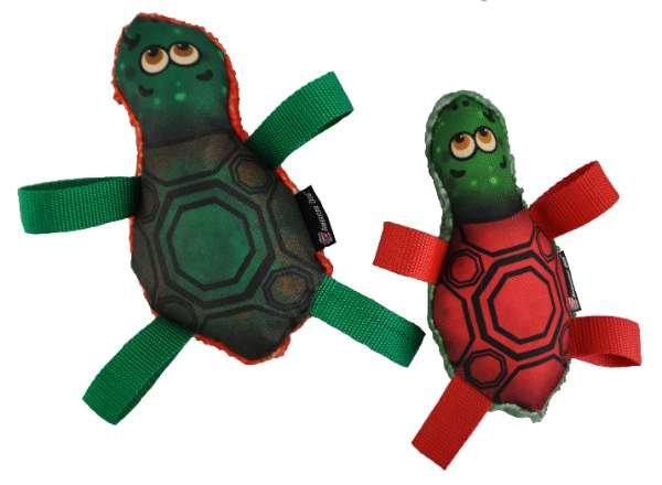 Green/Red - Tommy Turtle Dog Toy - Large - Large