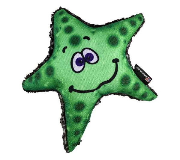 Neon Green - Stanley Starfish Dog Toy - Medium - Medium