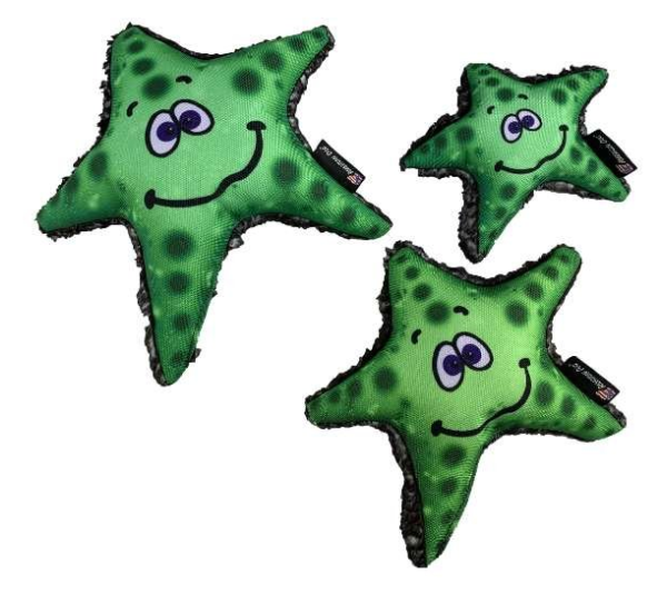 Neon Green - Stanley Starfish Dog Toy - Small - Small