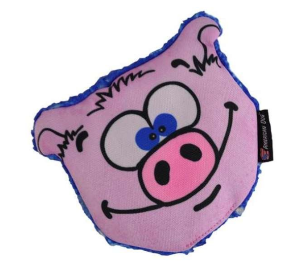 Pink - Pokey Pig Dog Toy