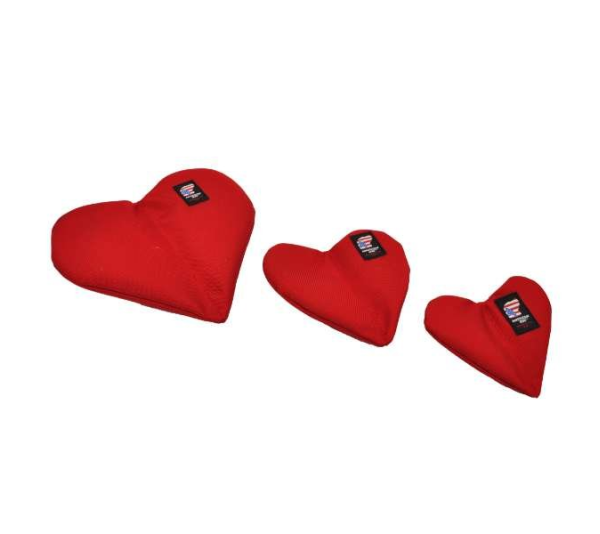 Red - Heart Of Stone Dog Toy - Medium
