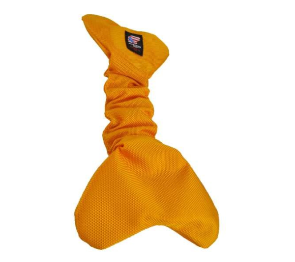 Yellow - Bungee Bone Dog Toy