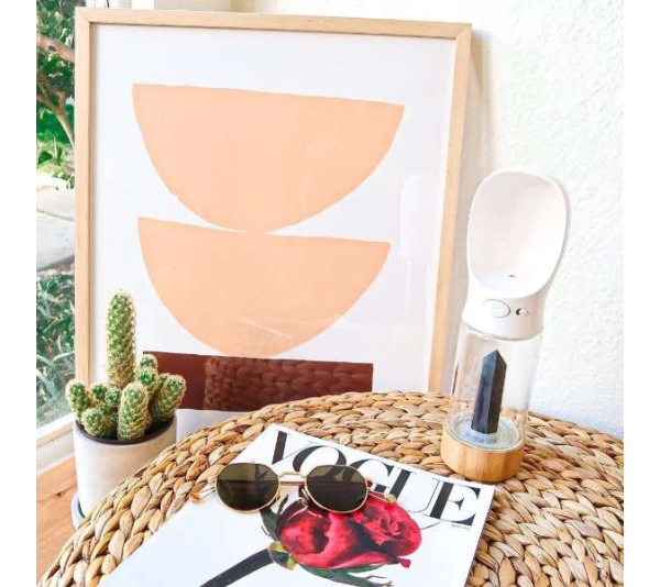 Black Obsidian - Urban Oasis - 300 ml / 10.15 oz water capacity.