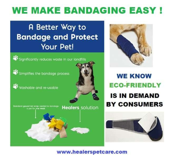 Blue - Healers Medical Dog Booties - Medium