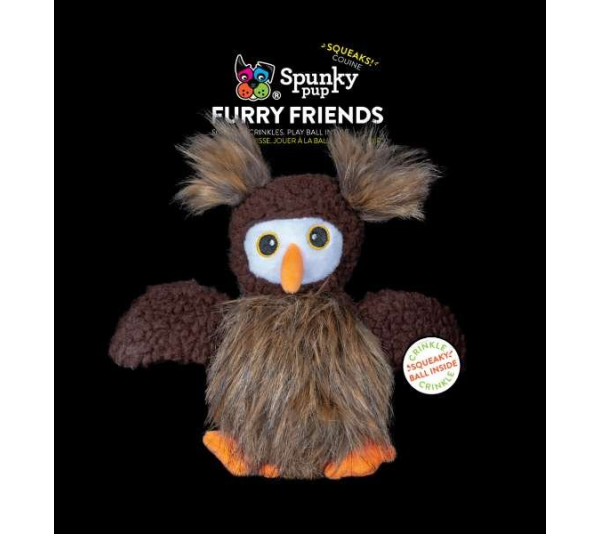 Owl with Ball Squeaker