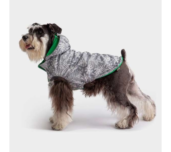 Green - GF Pet Reversible ElastoFit Raincoat  - 2XL