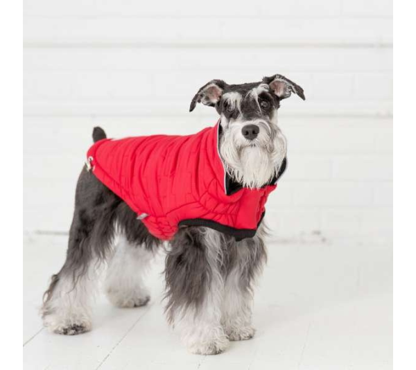 Red - GF Pet Reversible ElastoFit Chalet Jacket - XS