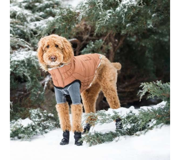 Caramel - GF Pet ElastoFit Urban Dog Parka  - 2XL