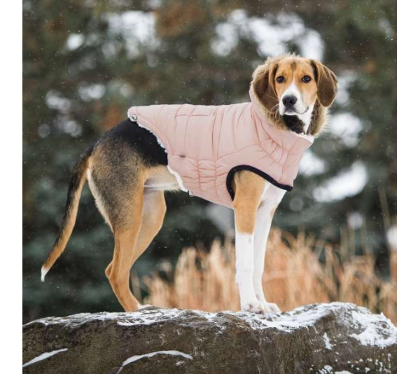 Pink - GF Pet ElastoFit Urban Dog Parka  - 2XS