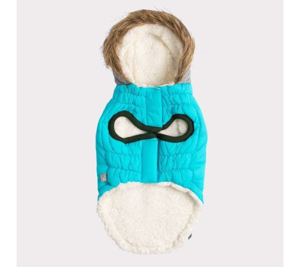 Aqua - GF Pet  Winter Sailor Parka  - Large