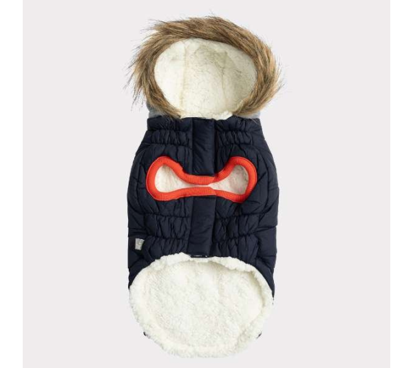 Navy - GF Pet  Winter Sailor Parka  - 3XL