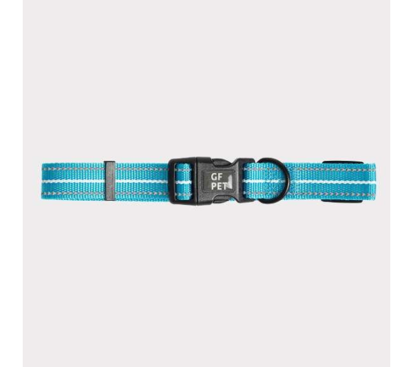 Neon Blue - GF Pet  Reflective Collar - Medium