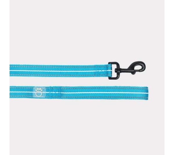 Neon Blue - GF Pet  Reflective Leash - Medium/Large