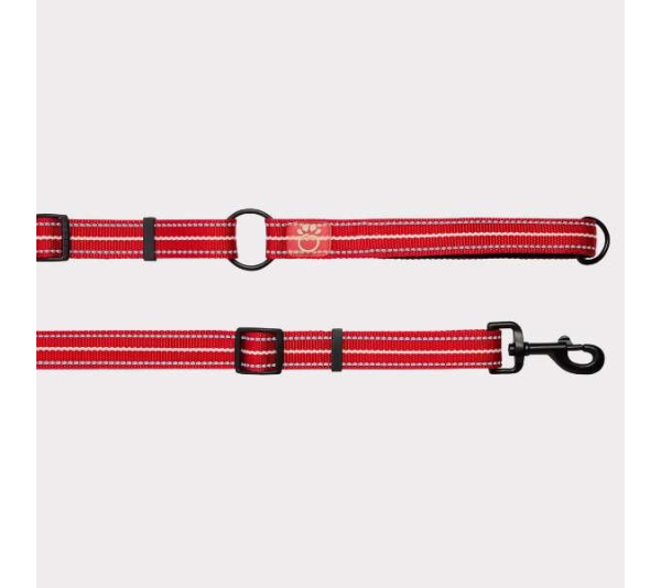 Red - GF Pet Reflective Leash - EEZY-6 - XS/Small
