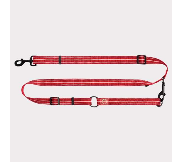 Red - GF Pet Reflective Leash - EEZY-6 - XS/Small