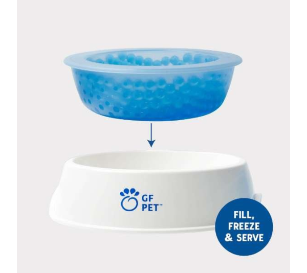 White - GF Pet  Ice Bowl - One Size