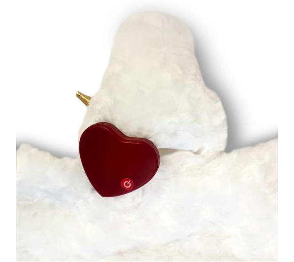 Red - The MommyMat - Heartbeat Simulator Accessory, Replacement - 2"