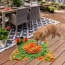 Yellow/Green - Pet Snuffle Mat - - Interactive Feeding Training Mat for Pets - 29.5"