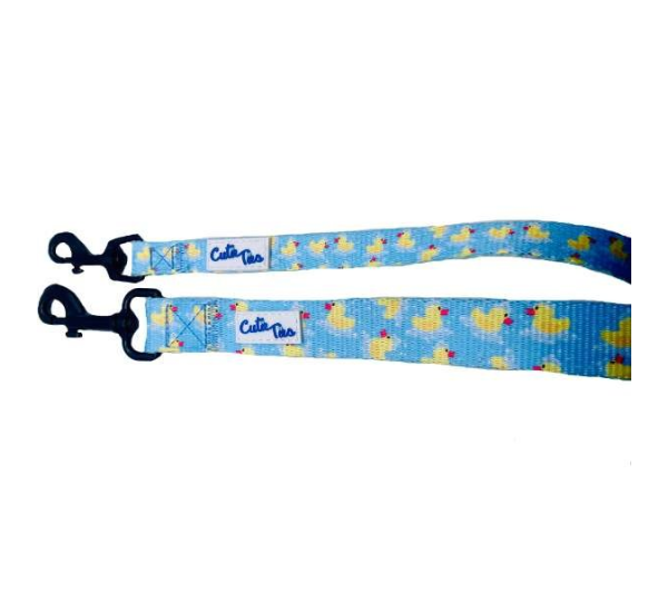 Rubber Duckies - Cutie Ties Fun Design Dog Leash - Large