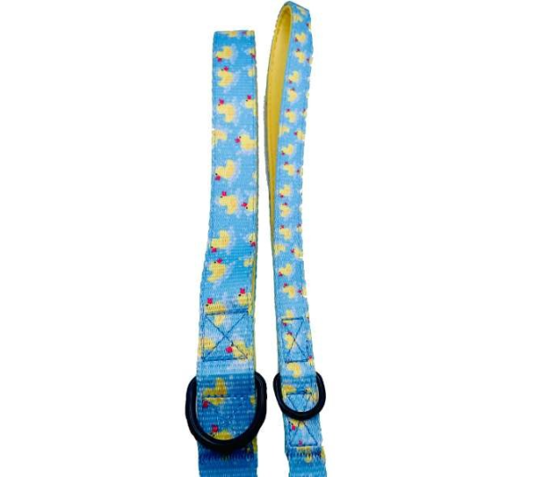 Rubber Duckies - Cutie Ties Fun Design Dog Leash - Large