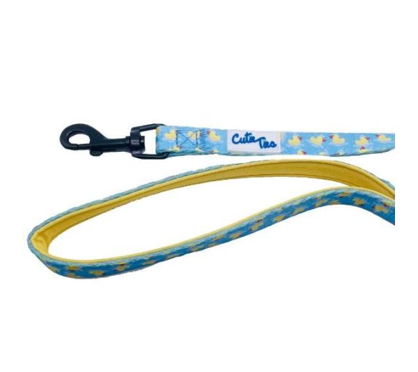 Rubber Duckies - Cutie Ties Fun Design Dog Leash - Small