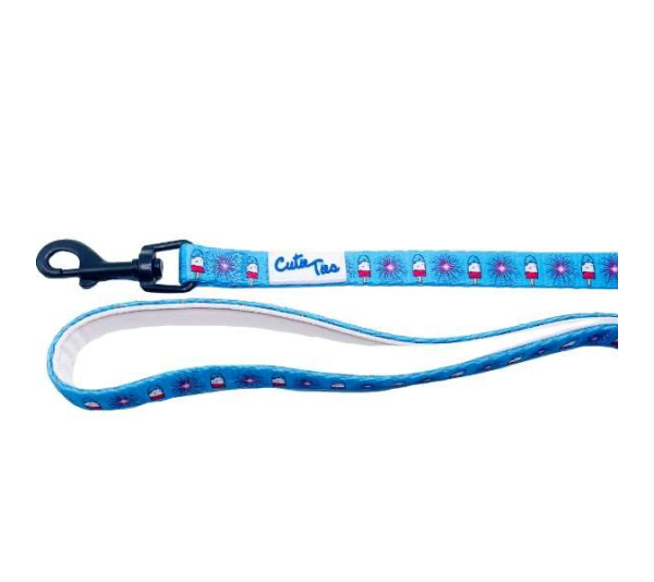 4th of July - Cutie Ties Fun Design Dog Leash - Large