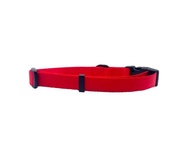 Red - Cutie Ties Fun Design Dog Collar - Large