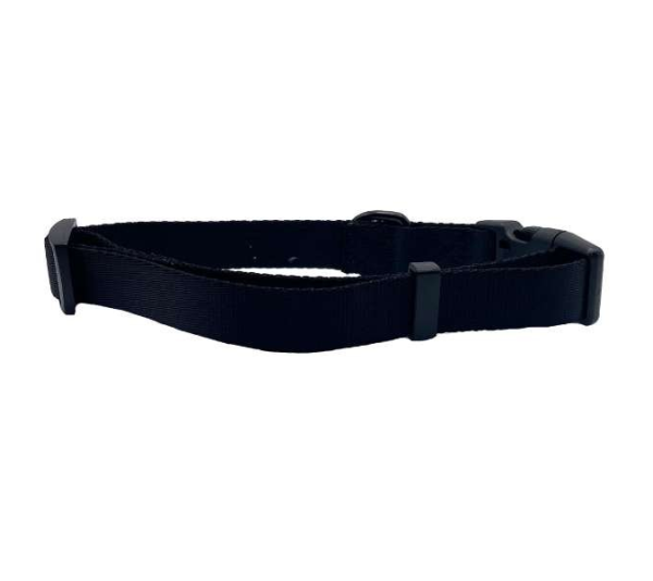 Black - Cutie Ties Fun Design Dog Collar - Medium