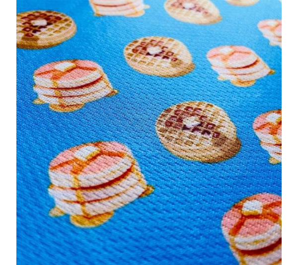 Breakfast - Cutie Ties Tie On Dog Bandana - Large