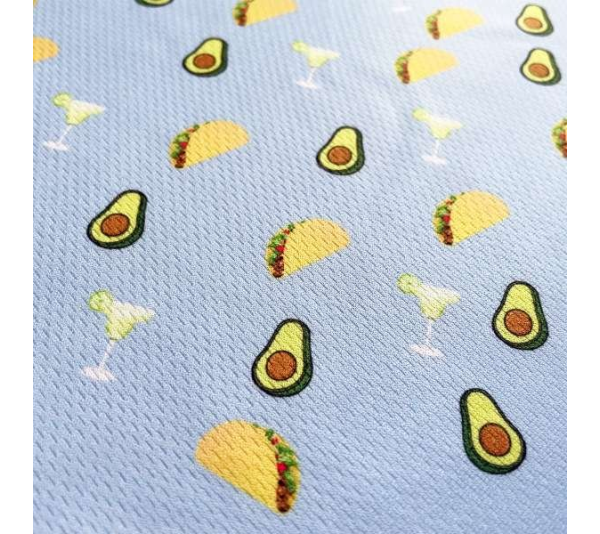 Taco Tuesday - Cutie Ties Tie On Dog Bandana - Large