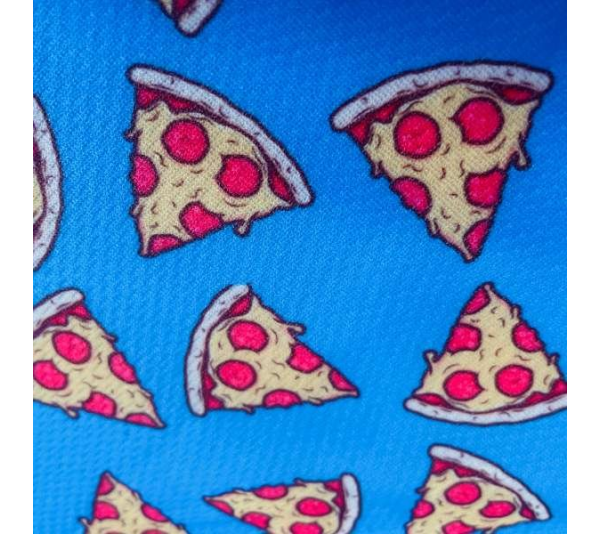 Pizza Crust - Cutie Ties Tie On Dog Bandana - Large