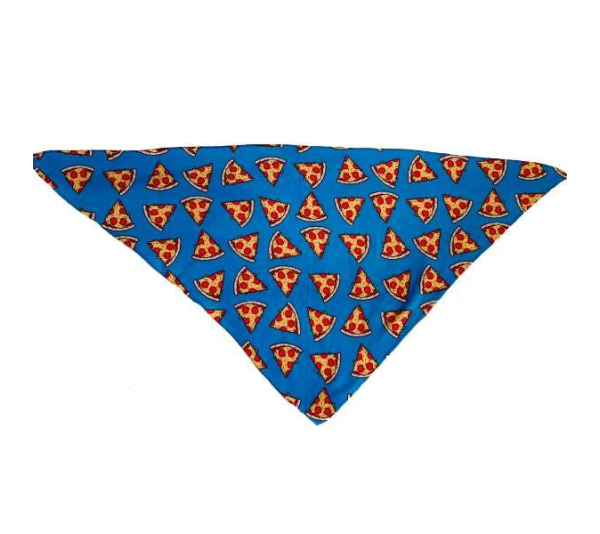 Pizza Crust - Cutie Ties Tie On Dog Bandana - Small