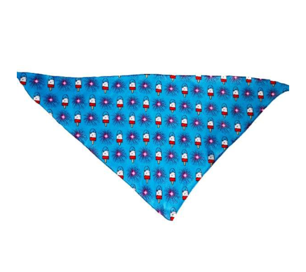 4th of July - Cutie Ties Tie On Dog Bandana - Small