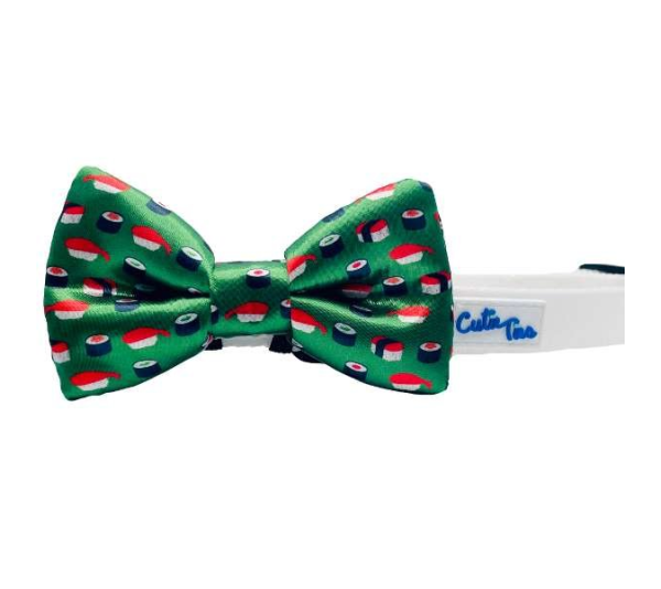 Green - Cutie Ties Dog Bow Tie - One Size