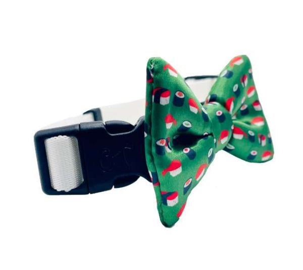 Green - Cutie Ties Dog Bow Tie - One Size