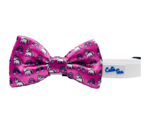 Rainbow - Cutie Ties Dog Bow Tie - One Size