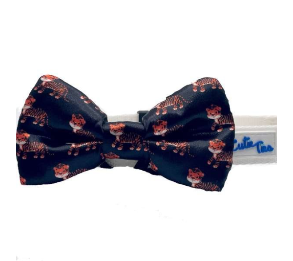 Tiger - Cutie Ties Dog Bow Tie - One Size