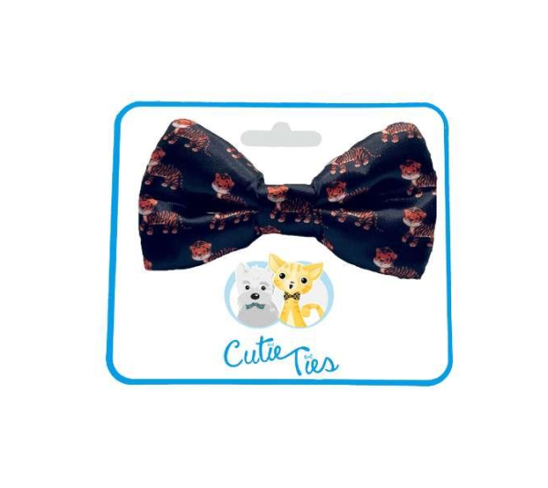 Tiger - Cutie Ties Dog Bow Tie - One Size