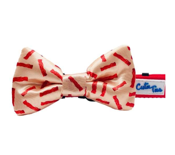 Bacon - Cutie Ties Dog Bow Tie - One Size