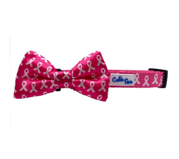 Pink - Cutie Ties Dog Bow Tie - One Size