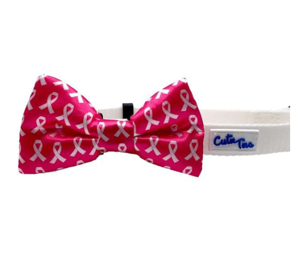 Pink - Cutie Ties Dog Bow Tie - One Size